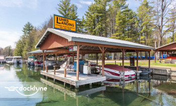 Luhrs Landing Marina boat rental operation on Rapid City, MI 3