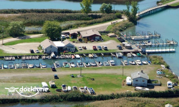 Middle Channel Marina boat rental operation on Harsens Island, MI 1