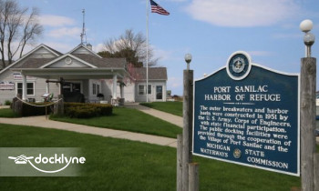 Port Sanilac Harbor boat rental operation on Port Sanilac, MI 1
