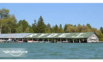 Ryde Marine boat rental operation on Alanson, MI 1