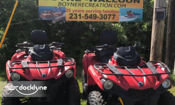 Boyne Recreational Rentals boat rental operation on Boyne Falls, MI 4