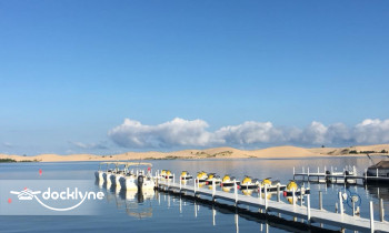 Wave Club Water Sports boat rental operation on Mears, MI 2