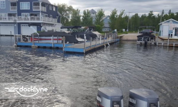 Windjammer Marina boat rental operation on Oden, MI 1
