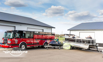 Crosslake Rental & Leasing boat rental operation on Crosslake, MN 1