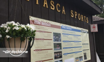 Itasca Sports boat rental operation on Lake Itasca, MN 1