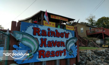 Rainbow Haven Resort & Marina boat rental operation on Rockaway Beach, MO 1