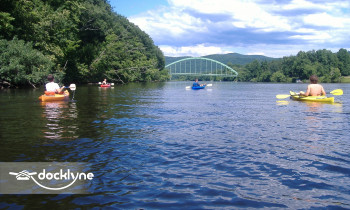 The Pastures Campground boat rental operation on Orford, NH 3