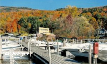 Fischer's Marina boat rental operation on Kattskill Bay, NY 9