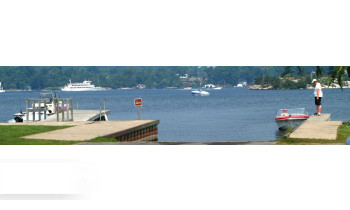 Grass Point State Park boat rental operation on Alexandria Bay, NY 2