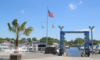 Leeward Cove Marina South boat rental operation on Patchogue, NY 1