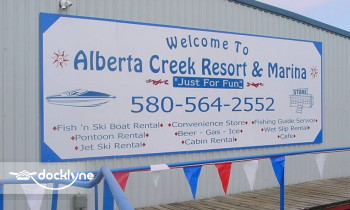 Alberta Creek Resort & Marina boat rental operation on Kingston, OK 2