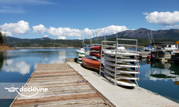 Lost Creek Marina boat rental operation on Trail, OR 5