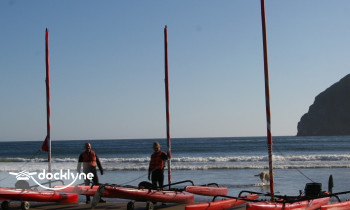 Nestucca Adventures boat rental operation on Pacific City, OR 2